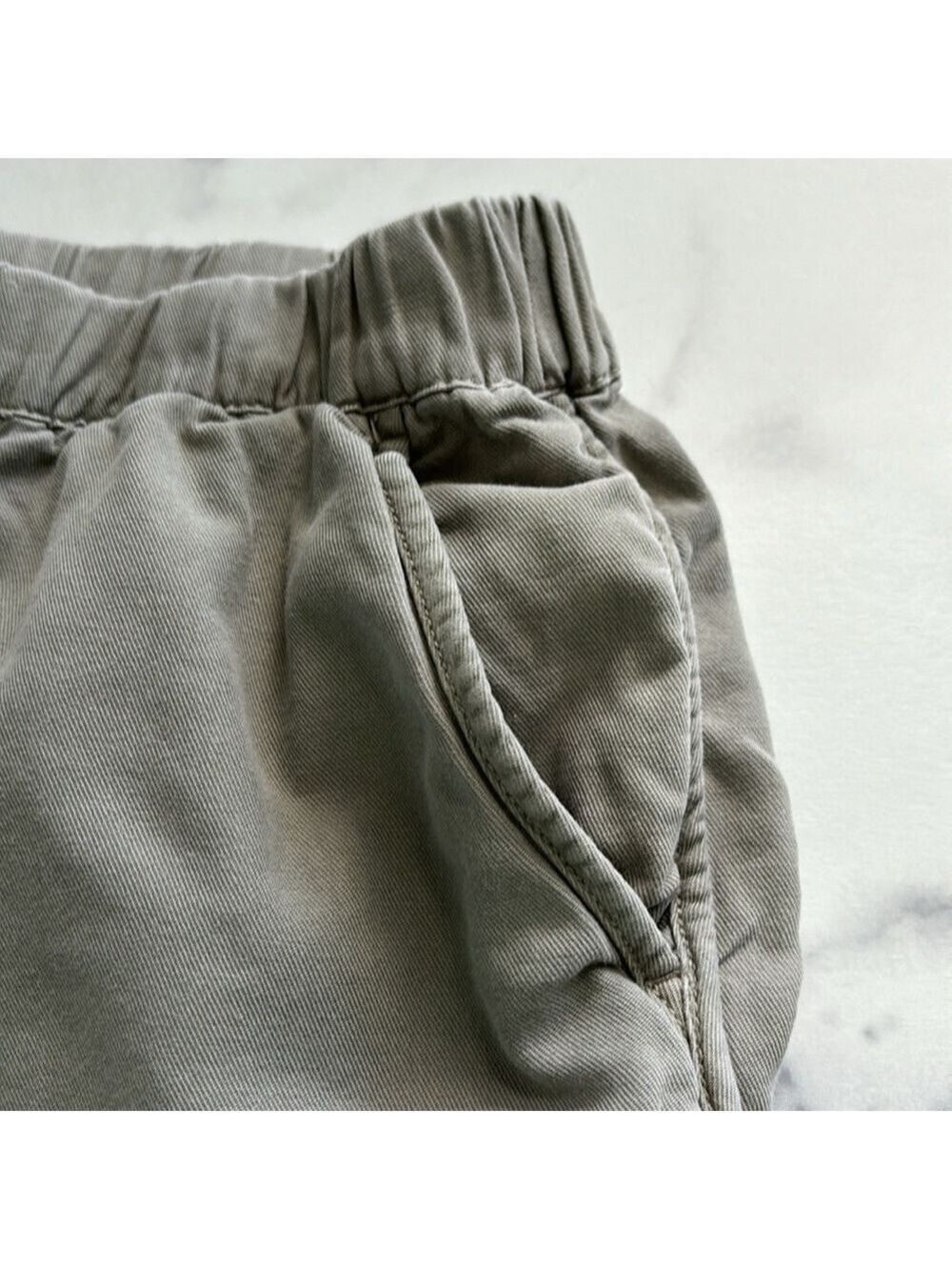 Madewell Women's Pull-On Shorts Light Olive Green Size XS - Picture 5 of 10
